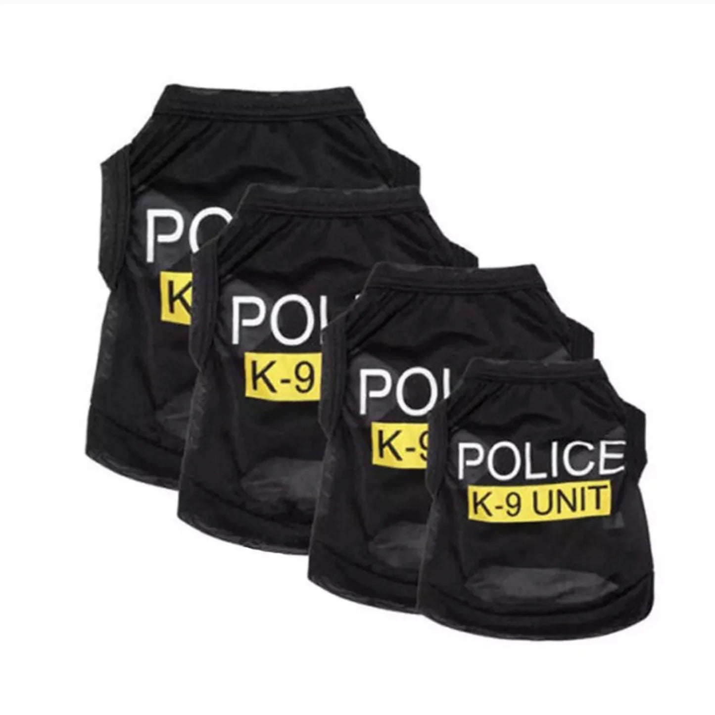 Tactical Police Style Dog Vest – Stylish Harness for Small & Medium Dogs
