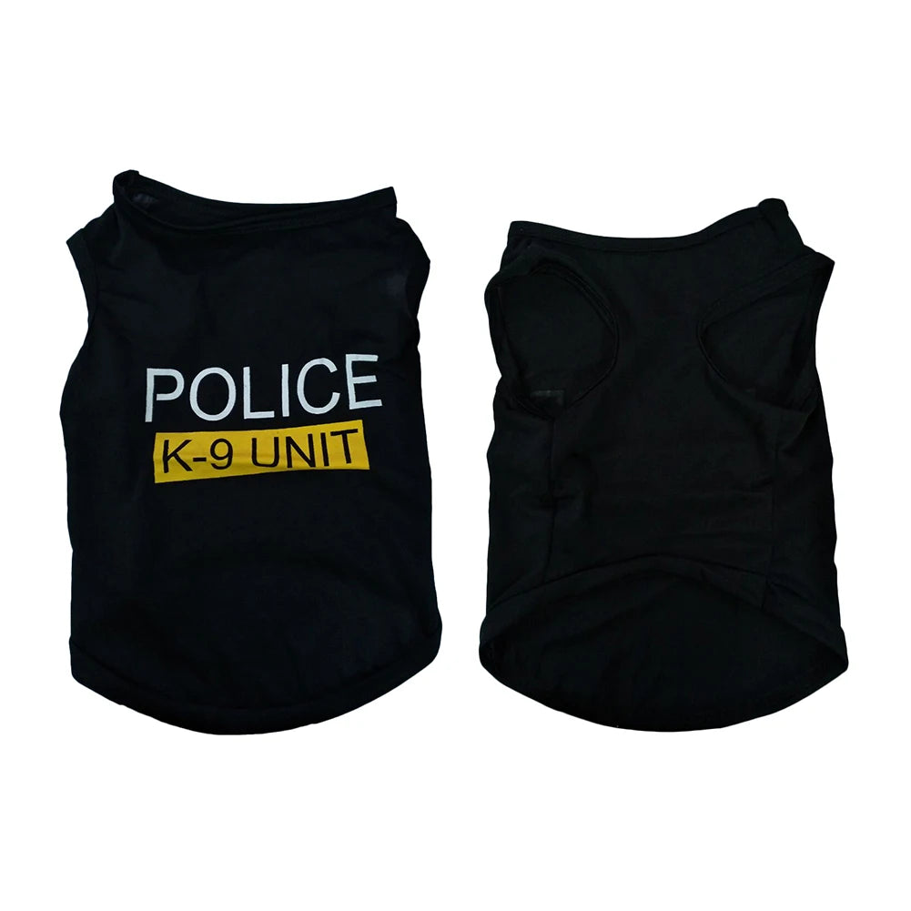 Tactical Police Style Dog Vest – Stylish Harness for Small & Medium Dogs