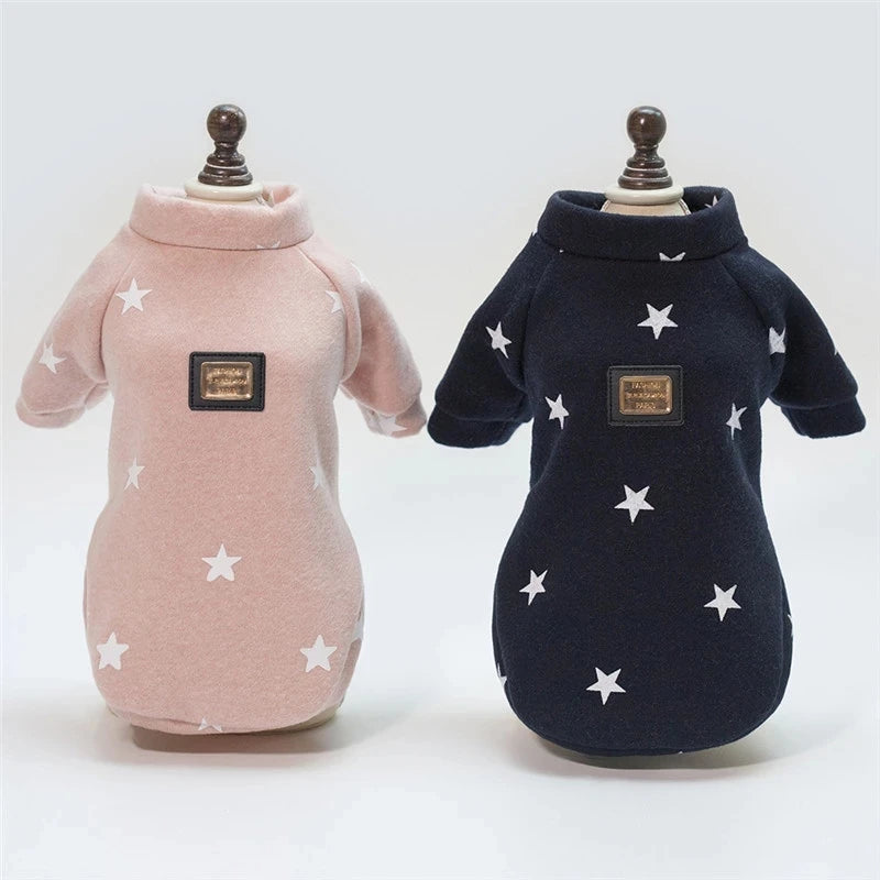 Cozy Winter Cotton Dog Jacket – Warm Hoodie for Small Dogs & Cats