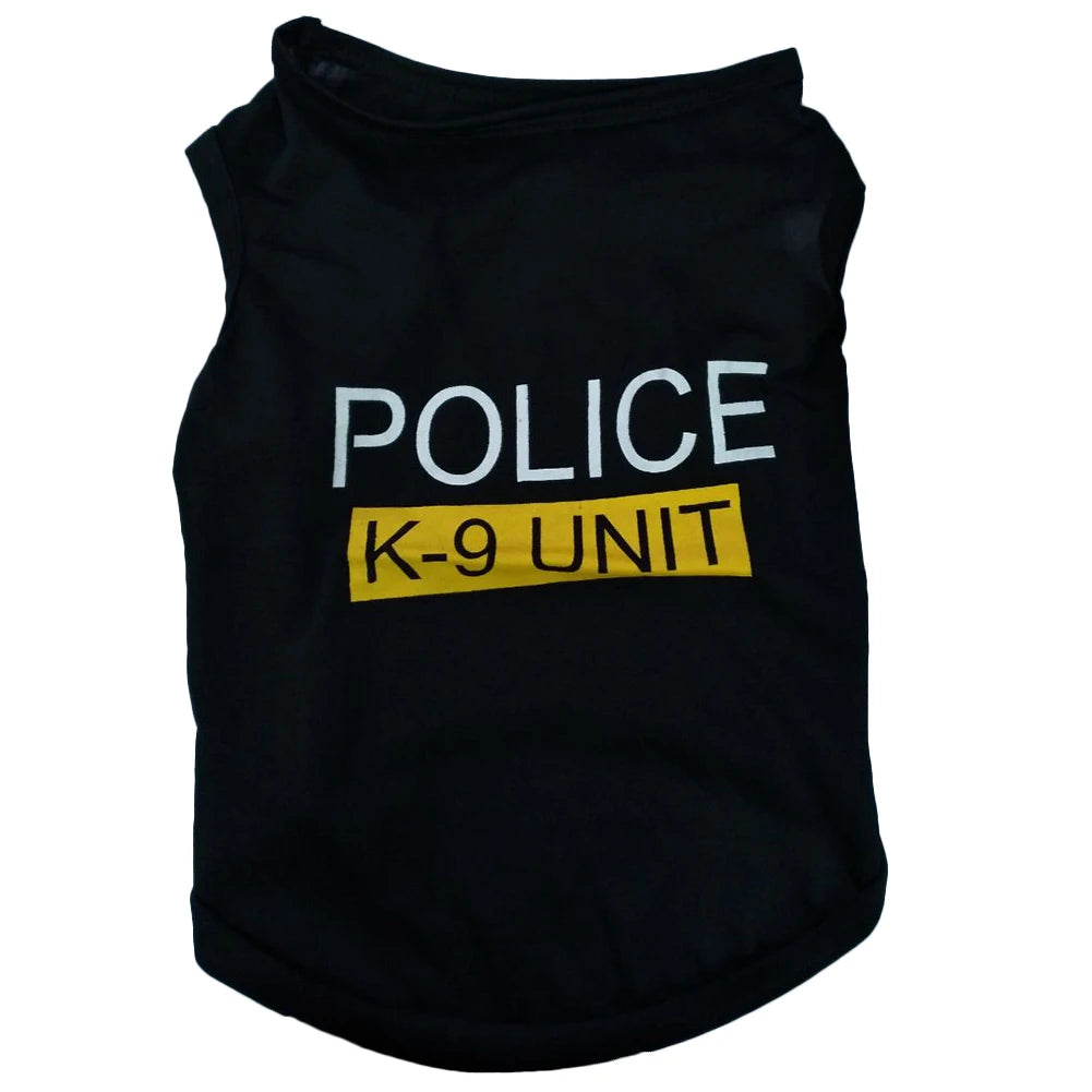 Tactical Police Style Dog Vest – Stylish Harness for Small & Medium Dogs