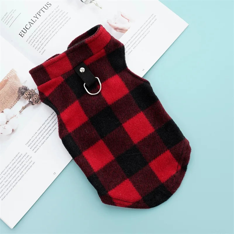 Cozy Fleece Dog Hoodie – Warm Jacket for Small Pets