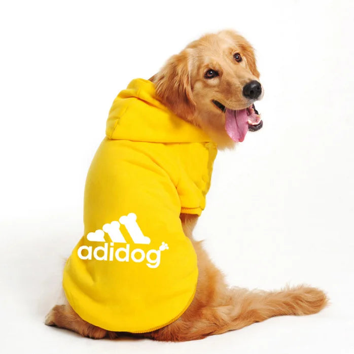Adidog™ Pet Hoodie – Cozy Streetwear for Your Pup!