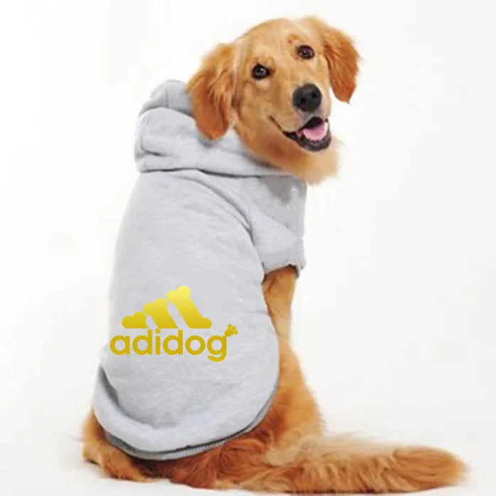 Adidog™ Pet Hoodie – Cozy Streetwear for Your Pup!
