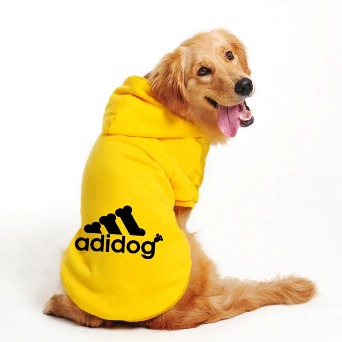 Adidog™ Pet Hoodie – Cozy Streetwear for Your Pup!