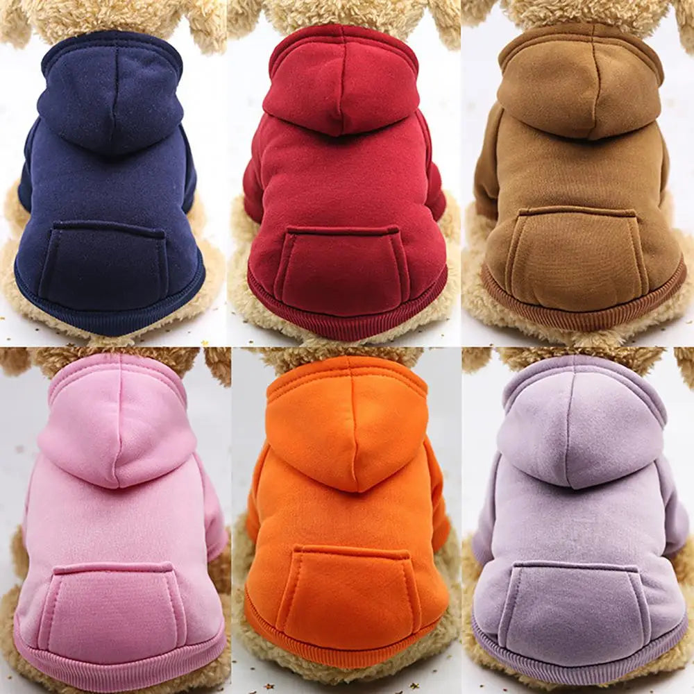 Cozy Winter Dog Hoodie – Warm Jacket for Small & Medium Pets