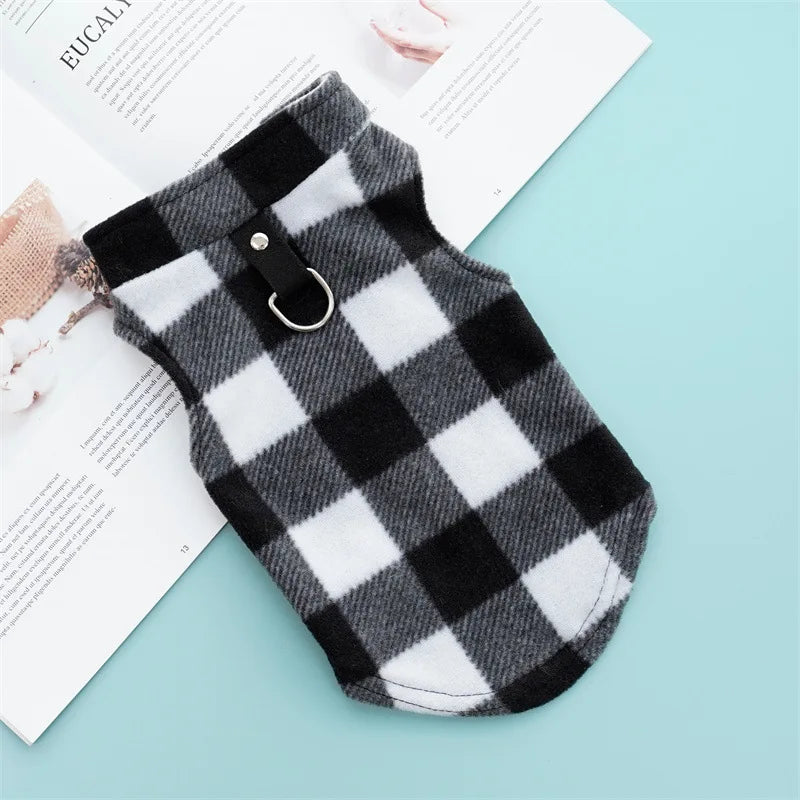 Cozy Fleece Dog Hoodie – Warm Jacket for Small Pets
