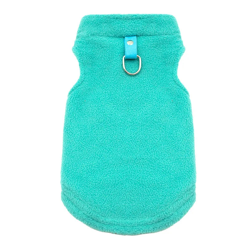 Cozy Fleece Dog Hoodie – Warm Jacket for Small Pets