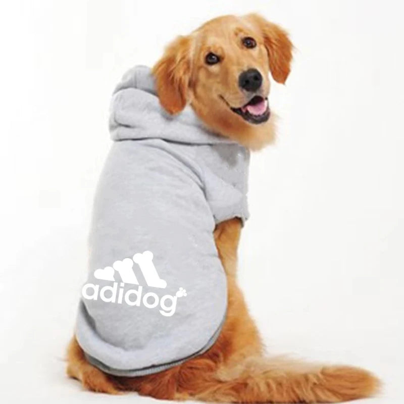 Adidog™ Pet Hoodie – Cozy Streetwear for Your Pup!