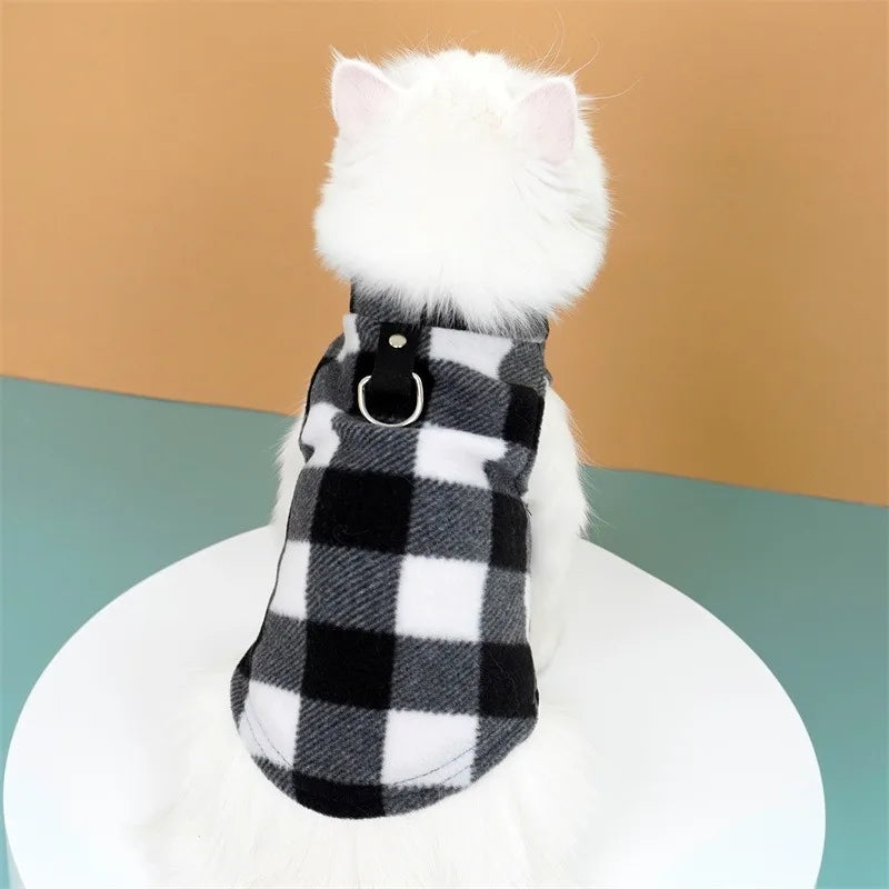 Cozy Fleece Dog Hoodie – Warm Jacket for Small Pets