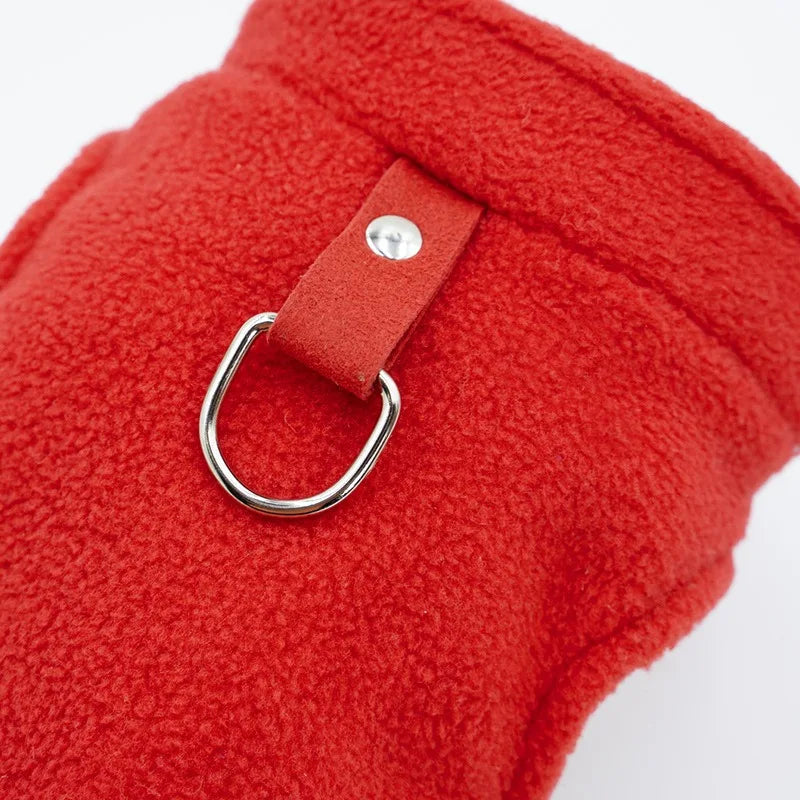 Cozy Fleece Dog Hoodie – Warm Jacket for Small Pets