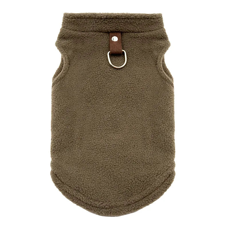 Cozy Fleece Dog Hoodie – Warm Jacket for Small Pets