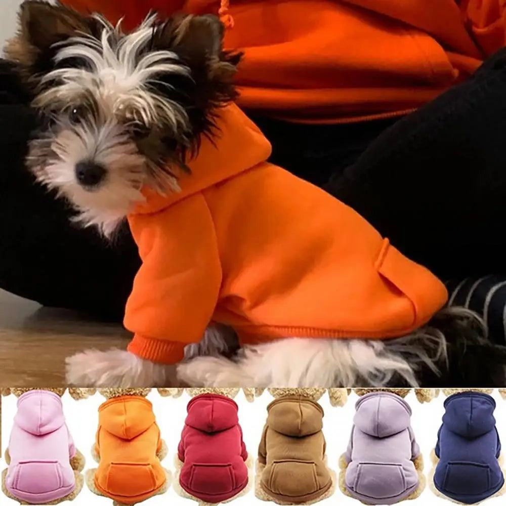 Cozy Winter Dog Hoodie – Warm Jacket for Small & Medium Pets