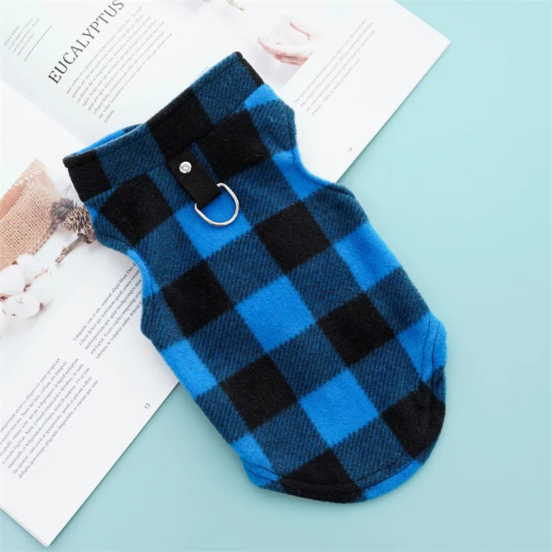 Cozy Fleece Dog Hoodie – Warm Jacket for Small Pets