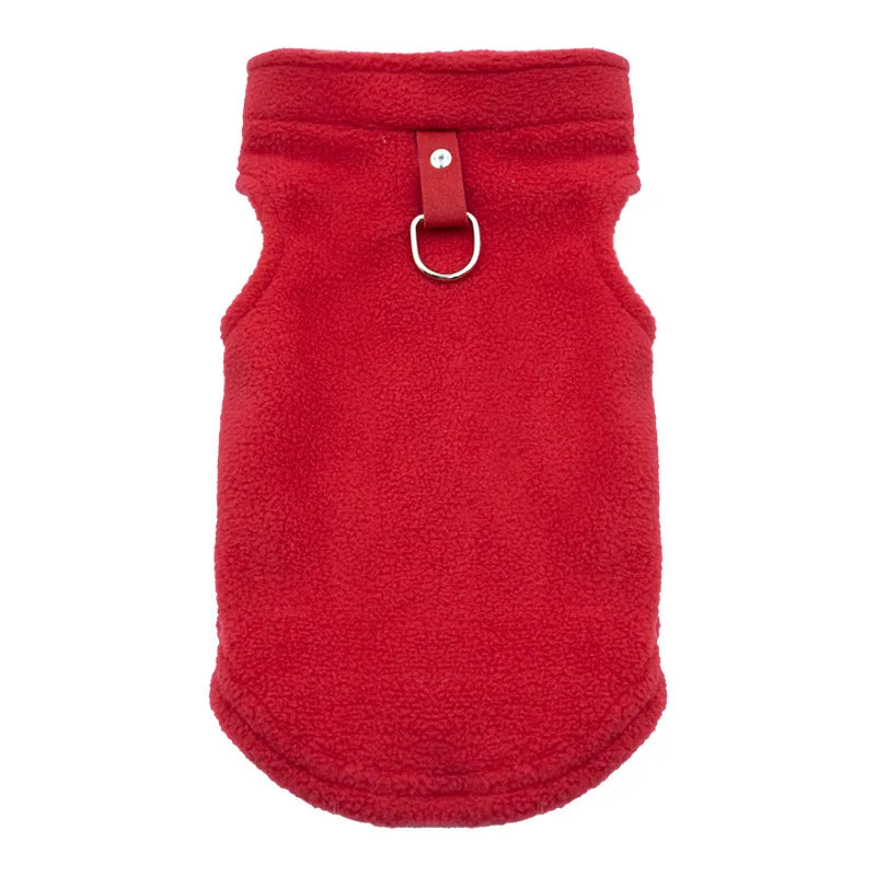 Cozy Fleece Dog Hoodie – Warm Jacket for Small Pets