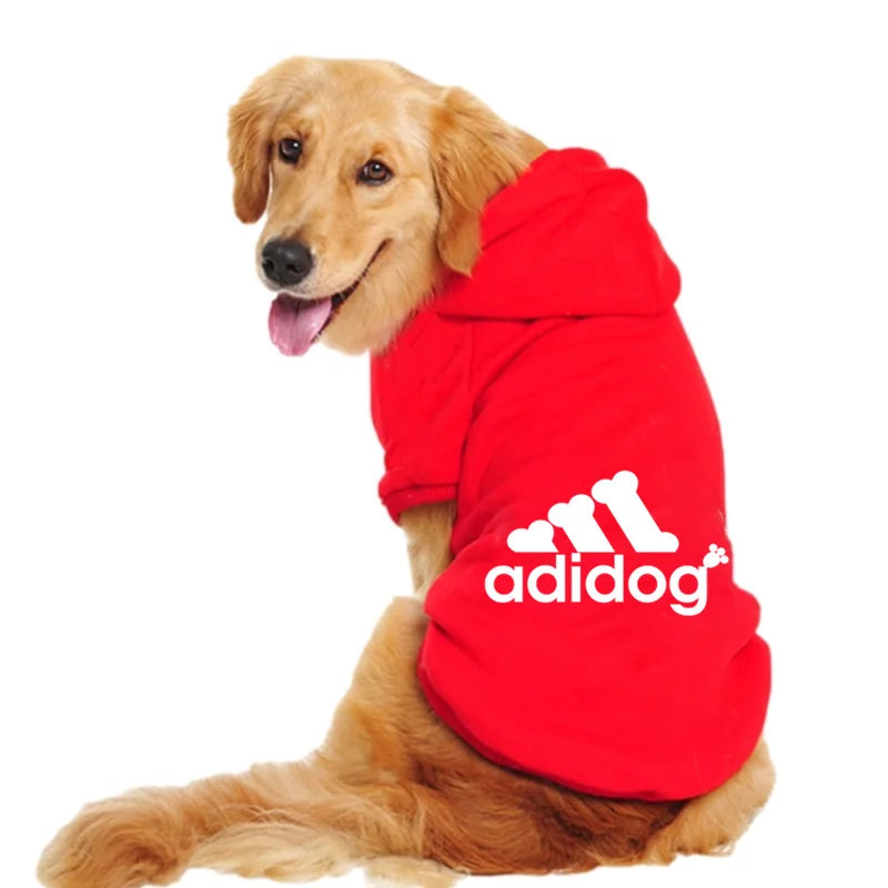 Adidog™ Pet Hoodie – Cozy Streetwear for Your Pup!