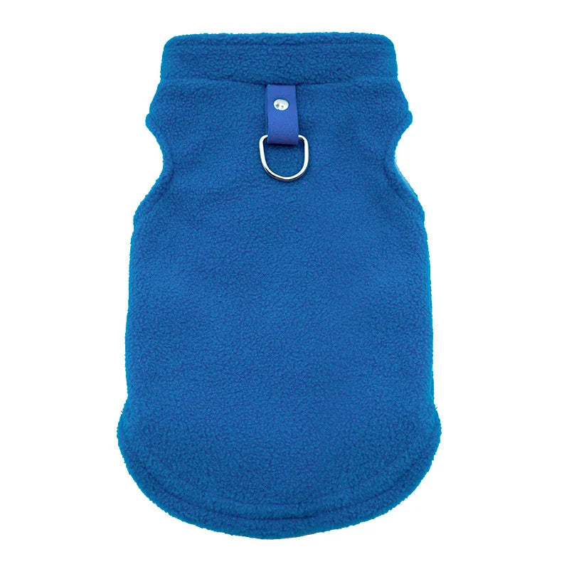 Cozy Fleece Dog Hoodie – Warm Jacket for Small Pets
