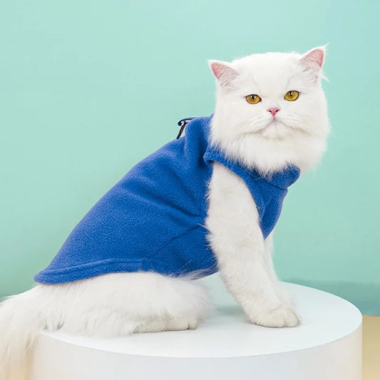 Cozy Fleece Dog Hoodie – Warm Jacket for Small Pets